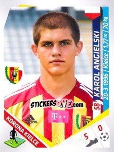 Figurina Angielski - Ekstraklasa 2013-2014 n. 97 - Panini