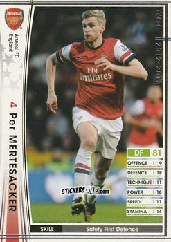 Figurina Per Mertesacker - Sega World Club Champion Football 2012-2013
 n. 4 - Panini