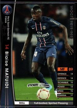 Cromo Blaise Matuidi - Sega World Club Champion Football 2012-2013
 n. 89 - Panini