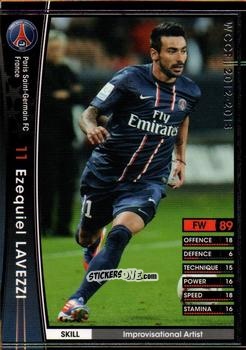Sticker Ezequiel Lavezzi - Sega World Club Champion Football 2012-2013
 n. 96 - Panini