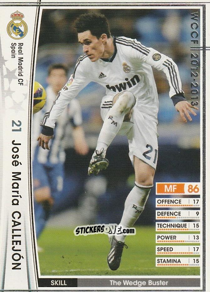 Sticker José Callejón - Sega World Club Champion Football 2012-2013
 n. 359 - Panini