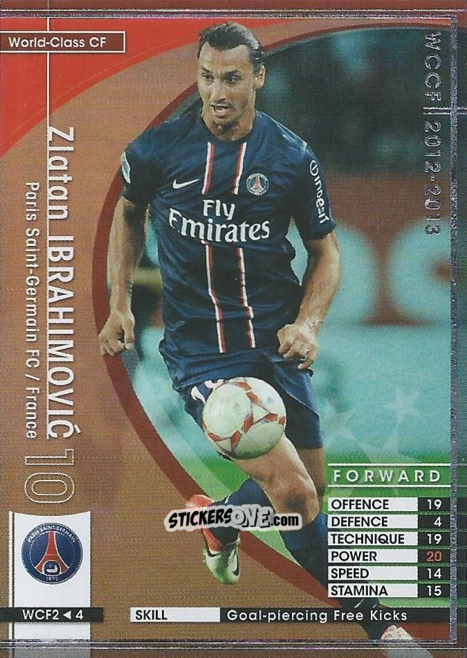 Figurina Zlatan Ibrahimović - Sega World Club Champion Football 2012-2013
 n. WCF2 - Panini