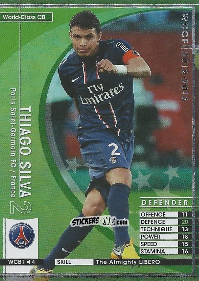 Sticker Thiago Silva - Sega World Club Champion Football 2012-2013
 n. WCB1 - Panini
