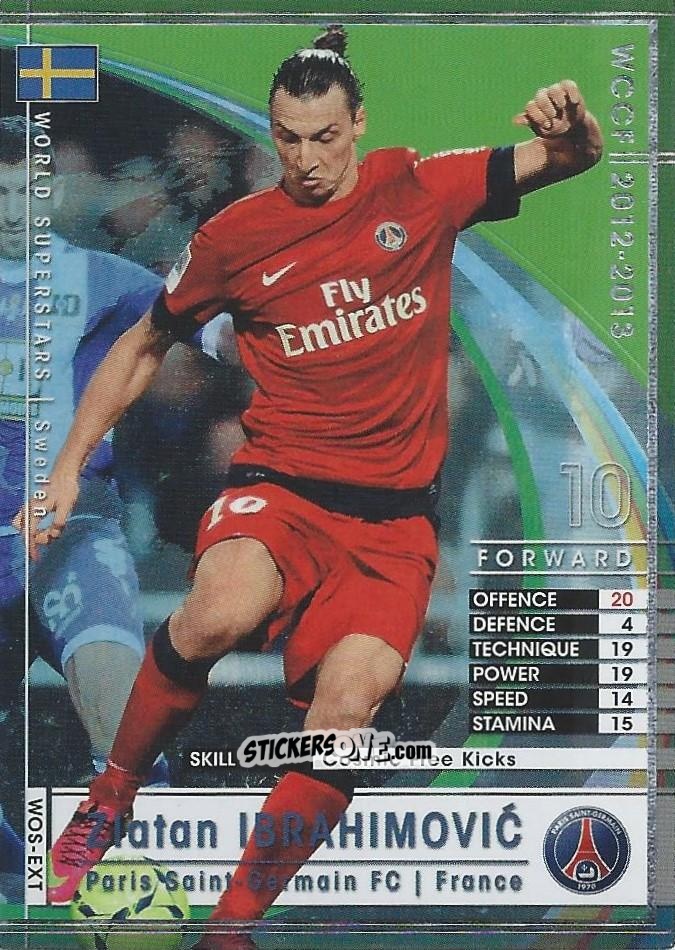 Figurina Zlatan Ibrahimovic - Sega World Club Champion Football 2012-2013
 n. WOS-EXT - Panini