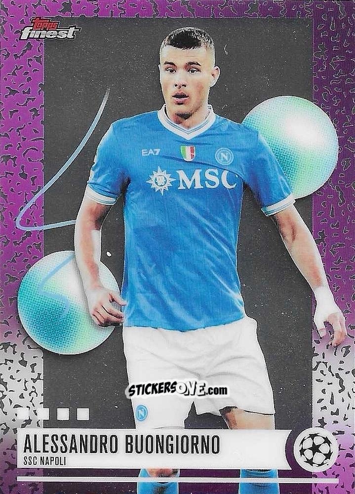 Cromo Alessandro Buongiorno - Finest UEFA Club Competitions 2025-2026
 n. 311 - Topps