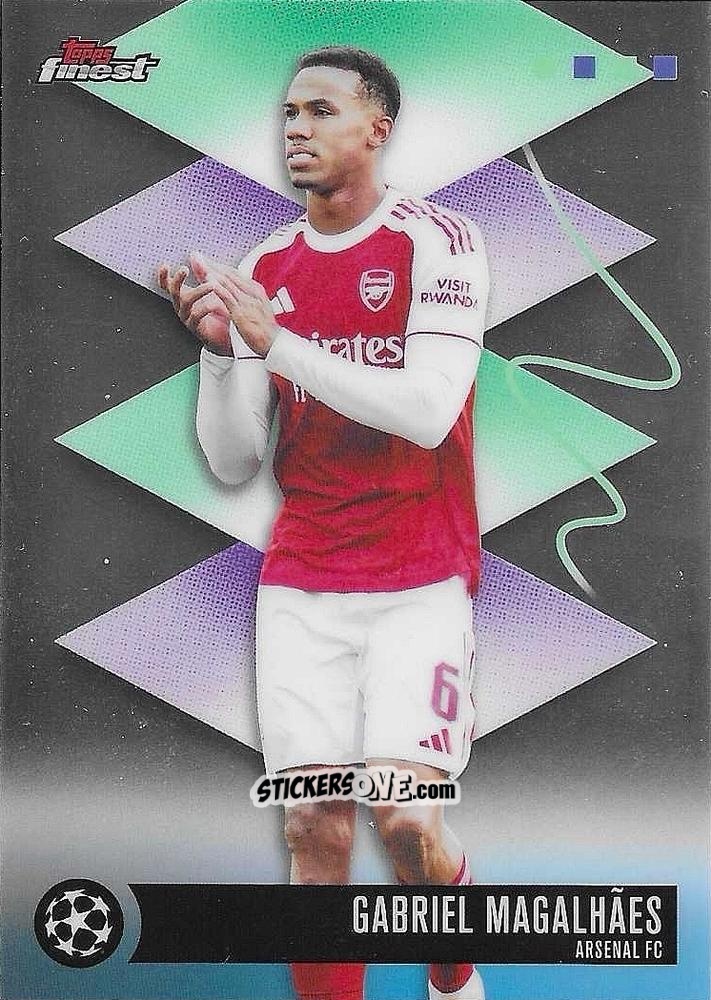 Sticker Gabriel Magalhães - Finest UEFA Club Competitions 2025-2026
 n. 414 - Topps