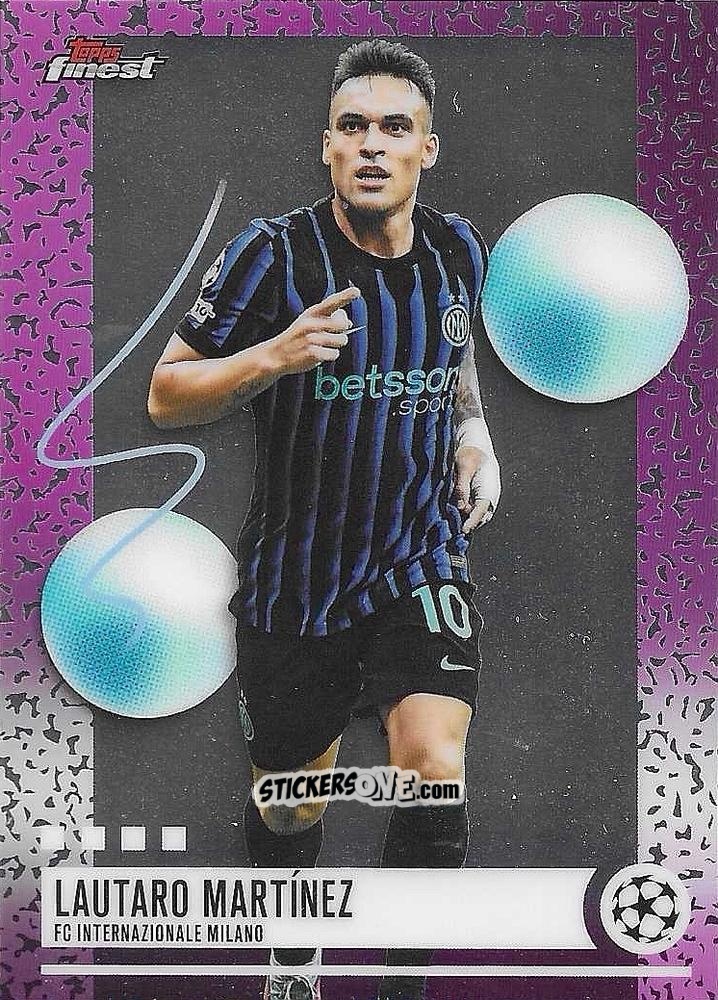 Figurina Lautaro Martínez - Finest UEFA Club Competitions 2025-2026
 n. 254 - Topps