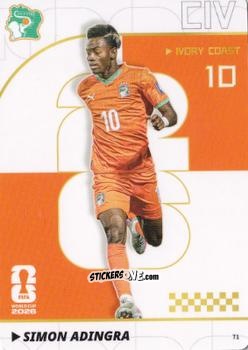 Sticker Simon Adingra - Kayou FIFA World Cup 2026
 n. 71 - Panini