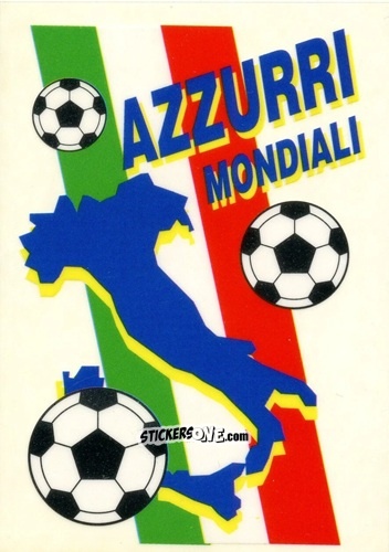 Figurina Azzurri Mondiali