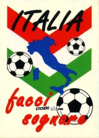 Figurina Italia facci sognare
