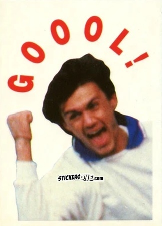 Sticker Goool! Paolo Maldini - Italia Mondiale 90
 n. 27 - Vallardi