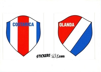 Figurina Badge Costarica / Olanda - Italia Mondiale 90
 n. 41 - Vallardi