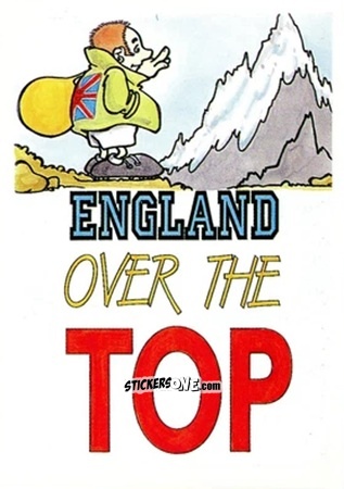 Cromo England over the top - Italia Mondiale 90
 n. 48 - Vallardi