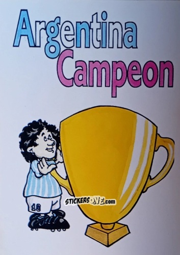 Figurina Argentina Campeon