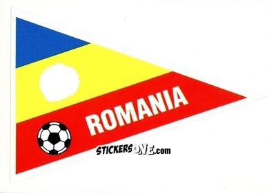Sticker Romania Flag - Italia Mondiale 90
 n. 58 - Vallardi