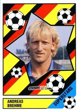 Cromo Andreas Brehme - Italia Mondiale 90
 n. 75 - Vallardi