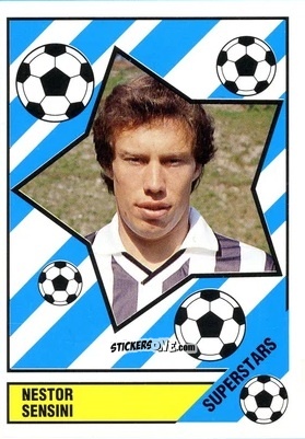 Figurina Nestor Sensini - Italia Mondiale 90
 n. 76 - Vallardi