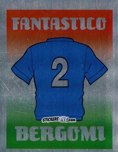 Cromo Fantastico Bergomi - Italia Mondiale 90
 n. 101 - Vallardi