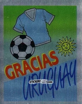 Figurina Gracias Uruguay