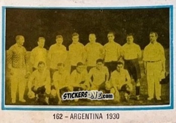 Cromo Argentina - 1930 - El Libro de Los Mundiales 1977
 n. 162 - SUPERCOLLECION