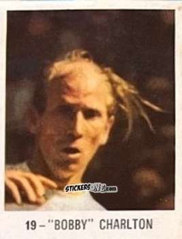 Sticker Bobby Charlton - El Libro de Los Mundiales 1977
 n. 19 - SUPERCOLLECION