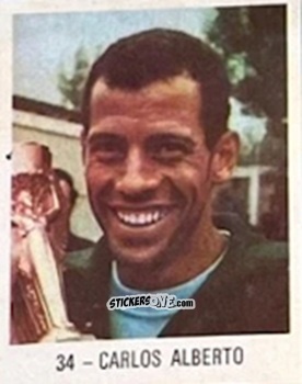 Cromo Carlos Alberto - El Libro de Los Mundiales 1977
 n. 34 - SUPERCOLLECION
