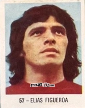 Sticker Elias Figueroa - El Libro de Los Mundiales 1977
 n. 57 - SUPERCOLLECION
