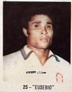Figurina Eusebio - El Libro de Los Mundiales 1977
 n. 25 - SUPERCOLLECION
