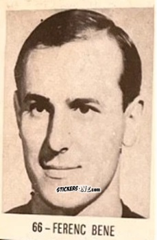 Sticker Ferenc Bene - El Libro de Los Mundiales 1977
 n. 66 - SUPERCOLLECION