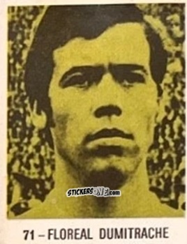 Sticker Floreal Dumitrache - El Libro de Los Mundiales 1977
 n. 71 - SUPERCOLLECION