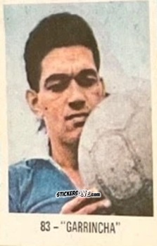 Sticker Garrincha - El Libro de Los Mundiales 1977
 n. 83 - SUPERCOLLECION