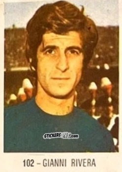 Figurina Gianni Rivera - El Libro de Los Mundiales 1977
 n. 102 - SUPERCOLLECION