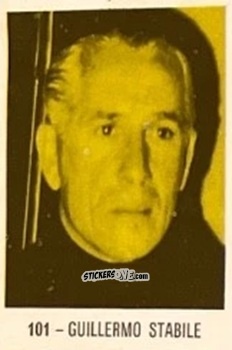 Sticker Guillermo Stabile - El Libro de Los Mundiales 1977
 n. 101 - SUPERCOLLECION