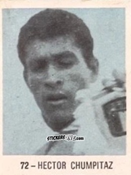 Sticker Hector Chumpitaz - El Libro de Los Mundiales 1977
 n. 72 - SUPERCOLLECION
