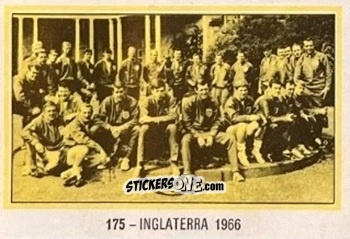 Figurina Inglaterra - 1966 - El Libro de Los Mundiales 1977
 n. 175 - SUPERCOLLECION