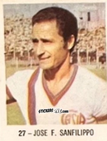Figurina Jose F. Sanfilippo - El Libro de Los Mundiales 1977
 n. 27 - SUPERCOLLECION