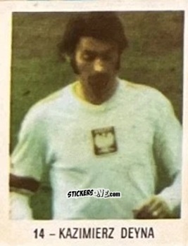 Figurina Kazimerz Deyna - El Libro de Los Mundiales 1977
 n. 14 - SUPERCOLLECION