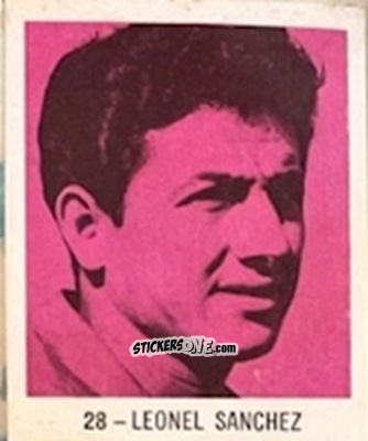 Sticker Leonel Sanchez - El Libro de Los Mundiales 1977
 n. 28 - SUPERCOLLECION