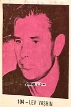 Sticker Lev Yashin - El Libro de Los Mundiales 1977
 n. 104 - SUPERCOLLECION