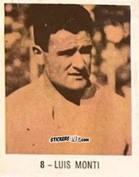 Cromo Luis Monti - El Libro de Los Mundiales 1977
 n. 8 - SUPERCOLLECION