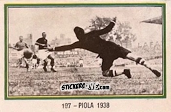 Cromo Piola - 1938 - El Libro de Los Mundiales 1977
 n. 197 - SUPERCOLLECION