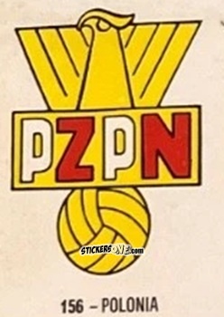 Cromo Polonia - El Libro de Los Mundiales 1977
 n. 156 - SUPERCOLLECION