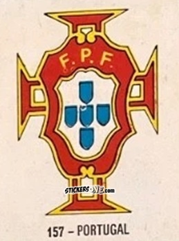 Sticker Portugal - El Libro de Los Mundiales 1977
 n. 157 - SUPERCOLLECION