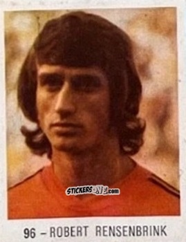 Sticker Robert Rensenbrink - El Libro de Los Mundiales 1977
 n. 96 - SUPERCOLLECION