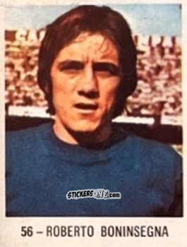 Figurina Roberto Boninsegna - El Libro de Los Mundiales 1977
 n. 56 - SUPERCOLLECION