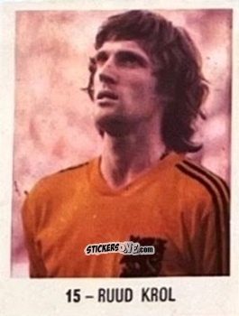 Figurina Ruud Krol - El Libro de Los Mundiales 1977
 n. 15 - SUPERCOLLECION