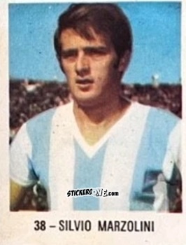Cromo Silvio Marzolini - El Libro de Los Mundiales 1977
 n. 38 - SUPERCOLLECION