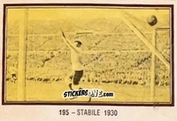 Figurina Stabile - 1930 - El Libro de Los Mundiales 1977
 n. 195 - SUPERCOLLECION