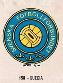 Cromo Suecia - El Libro de Los Mundiales 1977
 n. 158 - SUPERCOLLECION