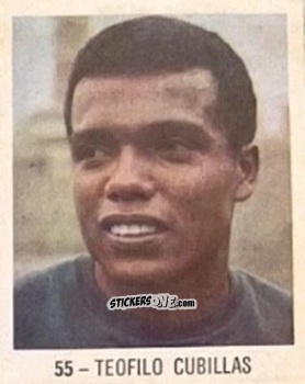 Sticker Teofilo Cubillas - El Libro de Los Mundiales 1977
 n. 55 - SUPERCOLLECION